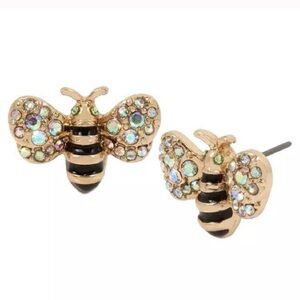 Betsey Johnson Bumble Bee Stud Earrings